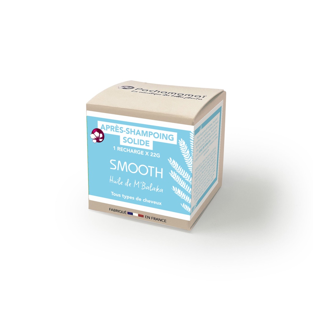 SMOOTH - Après-shampoing Solide - FORMAT VOYAGE - 22g