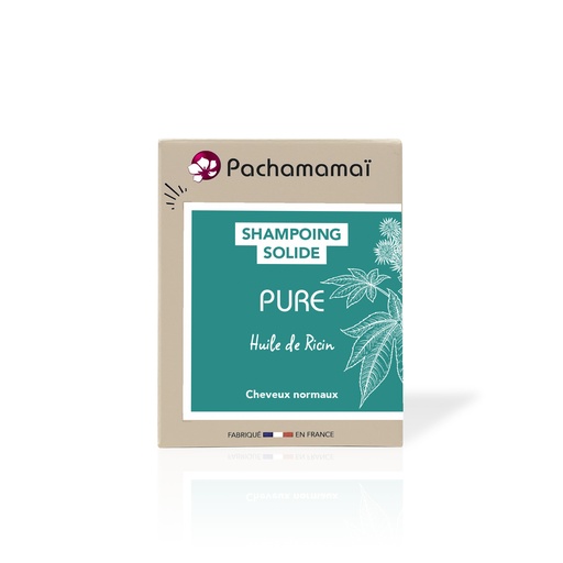 PURE - Shampoing solide - Cheveux normaux - Pain 65g