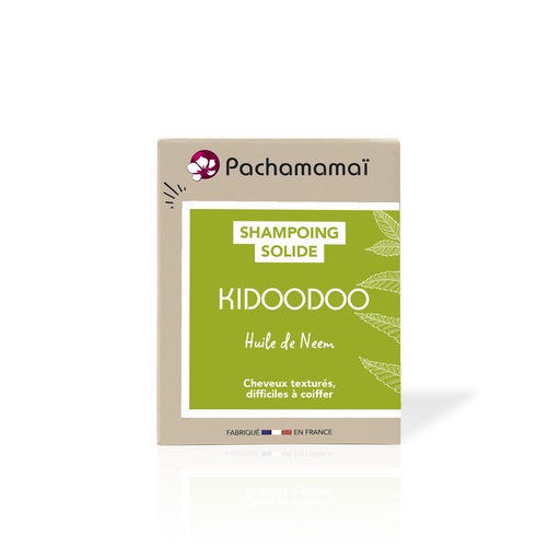 KIDOODOO - Shampoing solide - Cheveux fins, frisés ou crépus - Pain 65g