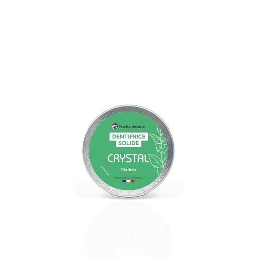 CRYSTAL - Dentifrice solide - Boîte métal 20g