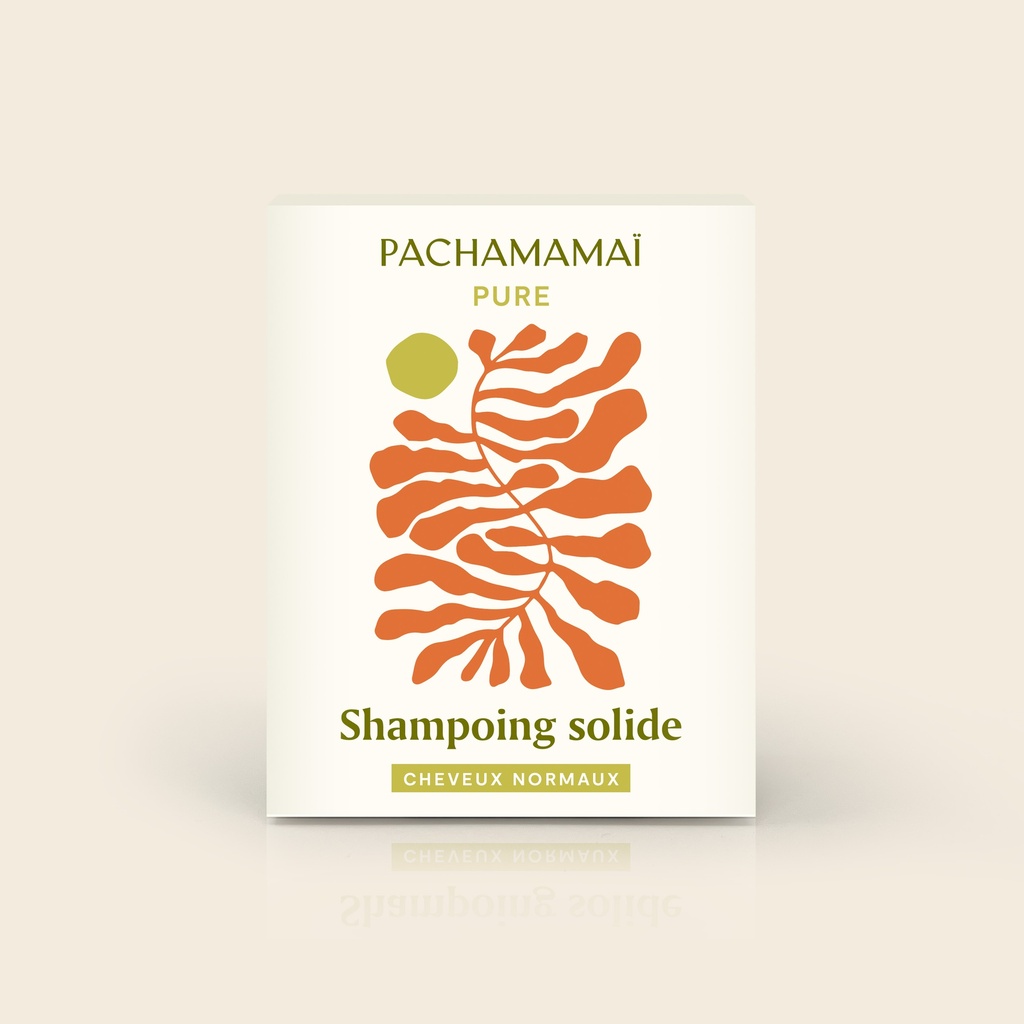 [4PC00301] Shampoing solide cheveux normaux Pachamamai - Pure 