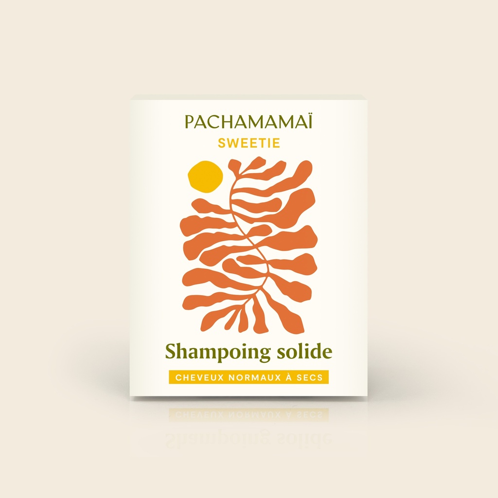 Shampoing solide cheveux normaux à secs sweetie - Pachamamai