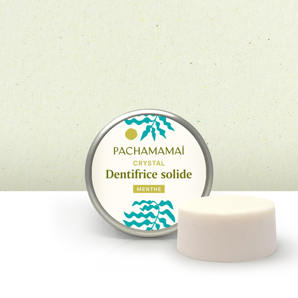 Dentifrice solide menthe Pachamamai - Crystal