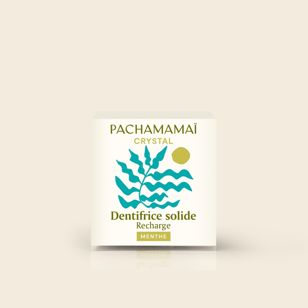 Recharge dentifrice solide menthe Pachamamai