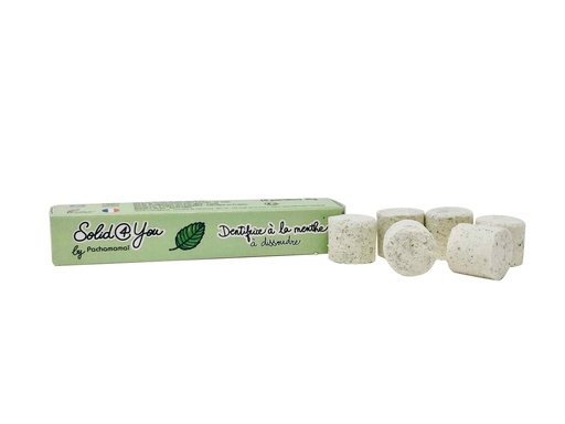 [4PC00004] SOLID 4 YOU - Recharge Dentifrice à dissoudre - 6x2,5g