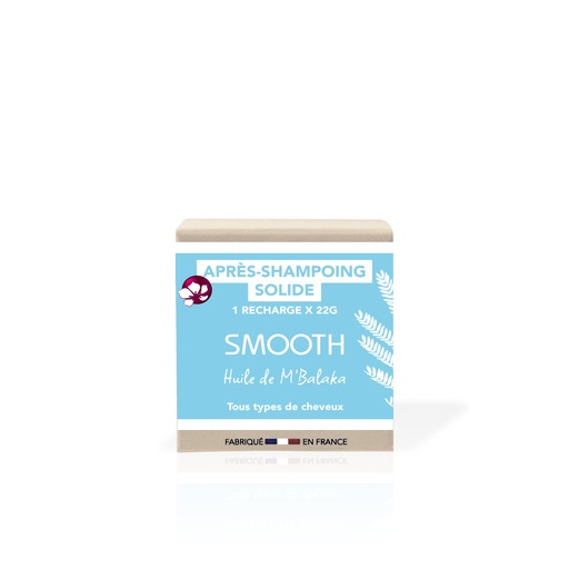 [4PC00101] SMOOTH - Après-shampoing Solide - FORMAT VOYAGE - 22g