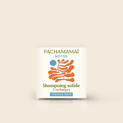 [4PC00313] Shampoing solide cheveux gras Pachamamai - Notox recharge