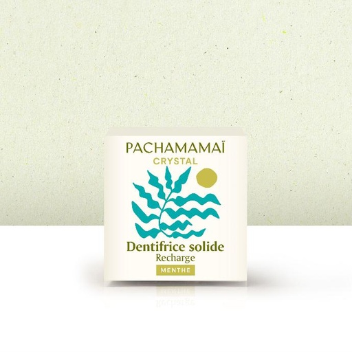 [4PC00321] Dentifrice solide menthe Pachamamai - Recharge Crystal 